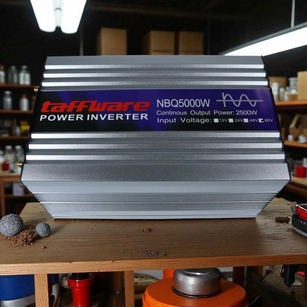Taffware Power Inverter Mobil Pure Sine Wave DC 60V to AC 220V 5000W - NBQ5000W