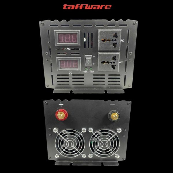 Taffware Power Inverter Mobil Pure Sine Wave DC 60V to AC 220V 5000W - NBQ5000W