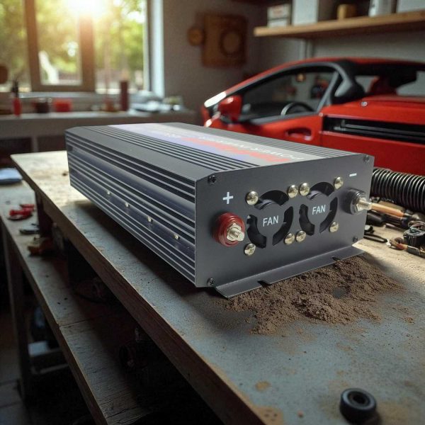 Taffware Power Inverter Mobil Pure Sine Wave DC 60V to AC 220V 4000W - NBQ4000W