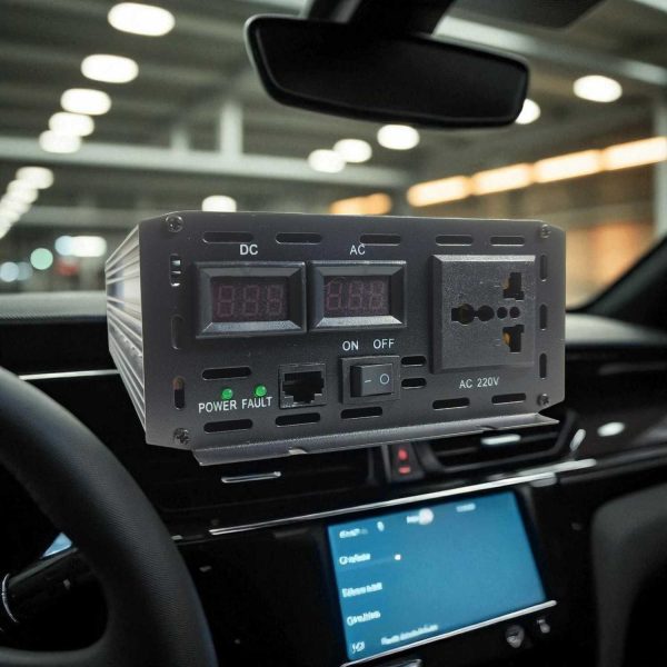 Taffware Power Inverter Mobil Pure Sine Wave DC 60V to AC 220V 4000W - NBQ4000W