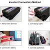 Taffware Power Inverter Mobil Pure Sine Wave DC 60V to AC 220V 4000W - NBQ4000W