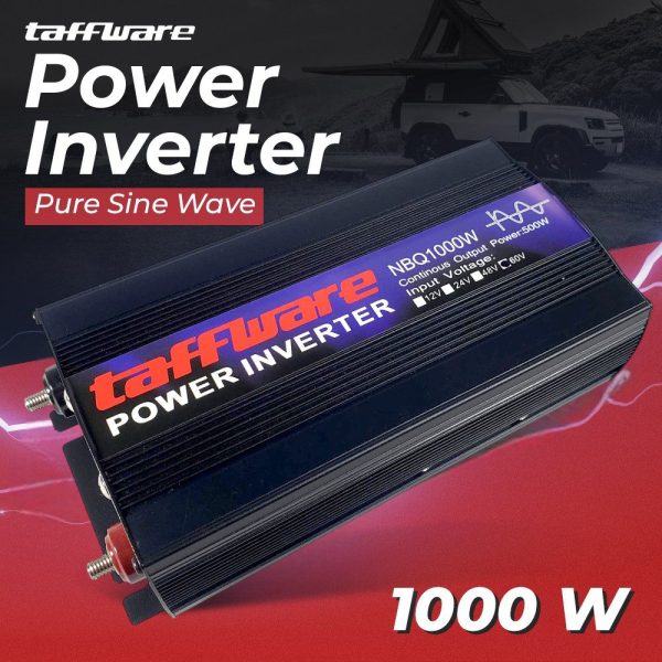 Taffware Power Inverter Mobil Pure Sine Wave DC 60V to AC 220V 1000W - NBQ1000W