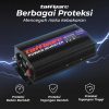 Taffware Power Inverter Mobil Pure Sine Wave DC 60V to AC 220V 1000W - NBQ1000W