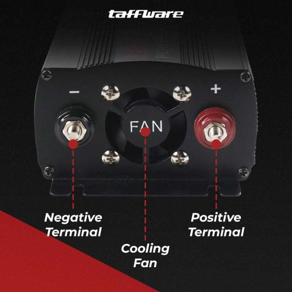 Taffware Power Inverter Mobil Pure Sine Wave DC 60V to AC 220V 1000W - NBQ1000W