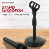 TaffSTUDIO Stand Mikrofon Desktop Disc Microphone Adjustable Height - L3
