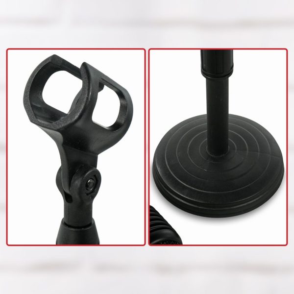 TaffSTUDIO Stand Mikrofon Desktop Disc Microphone Adjustable Height - L3