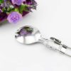 TaffSPORT Foldable Spoon Fork Sendok Garpu Lipat Stainless Steel - SVGF2