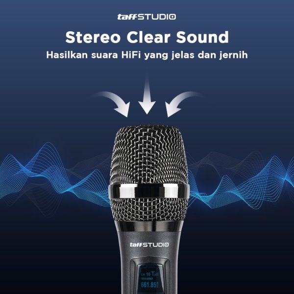 TaffSTUDIO Mikrofon Karaoke Wireless Portable KTV 2.4GHz - X220U