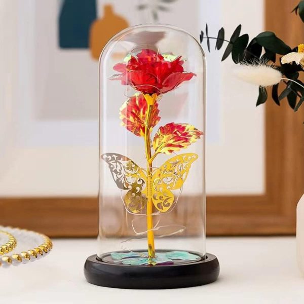TaffHOME Lampu Meja Hias LED Mawar Galaksi Multicolor - SR142