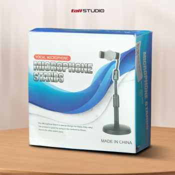 TaffSTUDIO Stand Mikrofon Desktop Disc Microphone Adjustable Height - L3