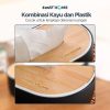 5 TaffHOME Kotak Tisu Kayu Oval Lifting Tissue Box Storage- KE21