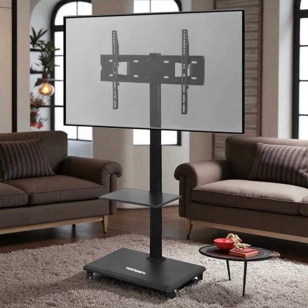 Taffware Bracket TV Floor Stand Wheel VESA 600 x 400 for 32-70 Inch TV - KM-1600B