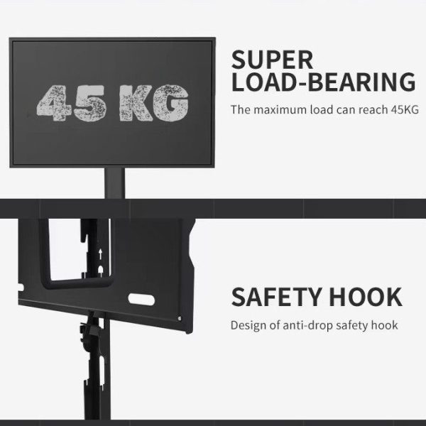 Taffware Bracket TV Floor Stand Wheel VESA 600 x 400 for 32-70 Inch TV - KM-1600B