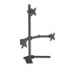 Taffware Bracket TV Table Stand Triple Monitor VESA 100x100 10-27 Inch - KM-T3B