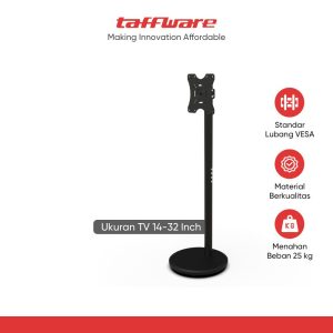 Taffware Bracket TV Floor Stand VESA 200 x 200 for 14-32 Inch TV - KM-B1