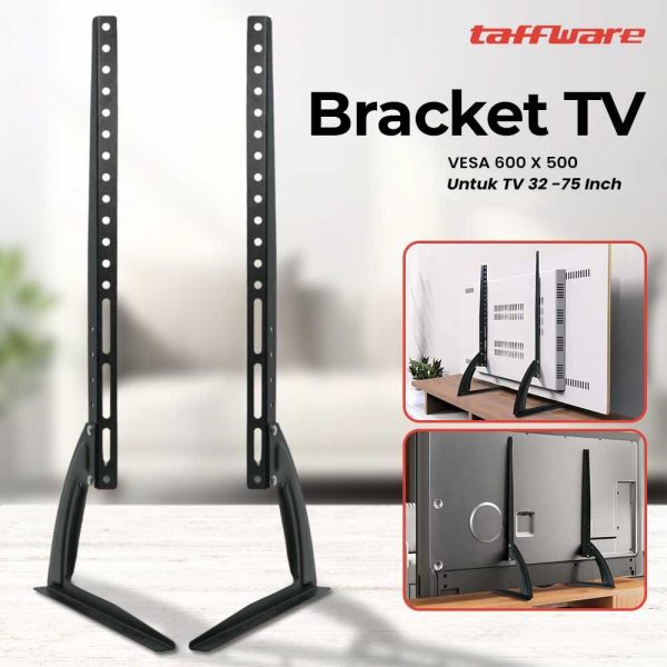 Taffware Bracket TV Stand VESA 600 x 500 for 32-75 Inch TV - HQ-008