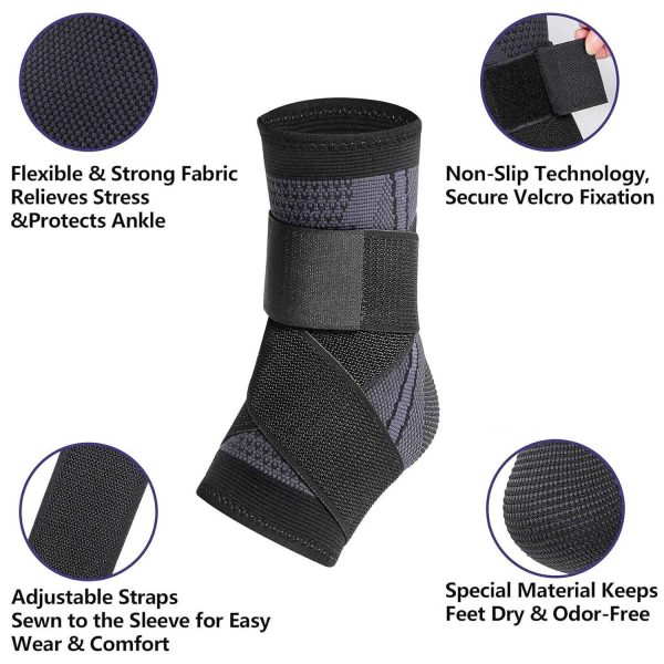 TaffSPORT Penyangga Engkel Sport Ankle Support Brace XL 1 PCS - J6223