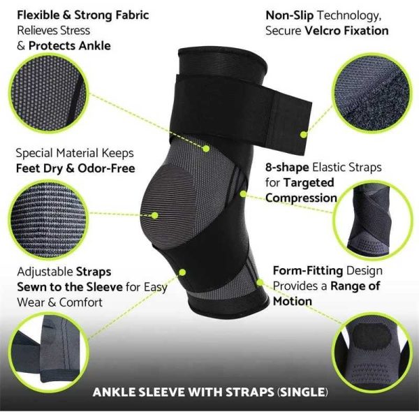 TaffSPORT Penyangga Engkel Sport Ankle Support Brace XL 1 PCS - J6223