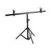TaffSTUDIO Bracket Stand Backdrop Foto Studio T-Shape with 2 Clip - M138