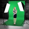 TaffSTUDIO Bracket Stand Backdrop Foto Studio T-Shape with 2 Clip - M138