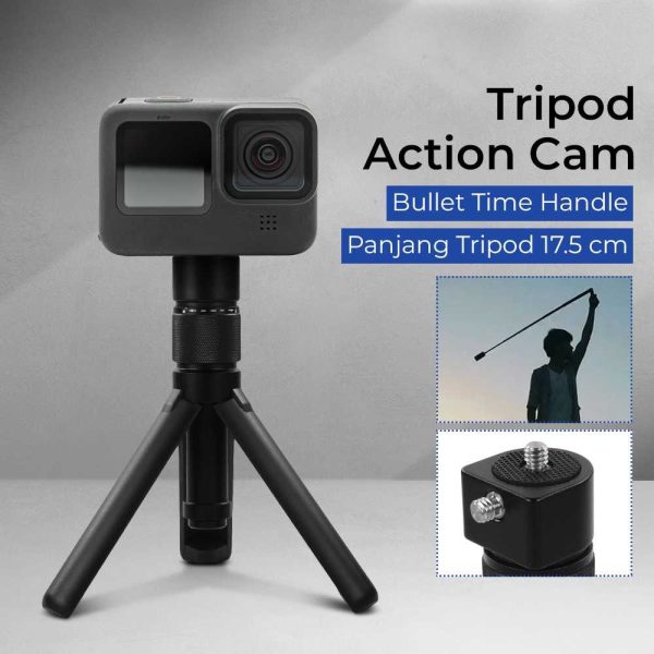 TaffSTUDIO Tripod Handle Grip Bullet Time for Insta360 GoPro 17.5cm - YZ175