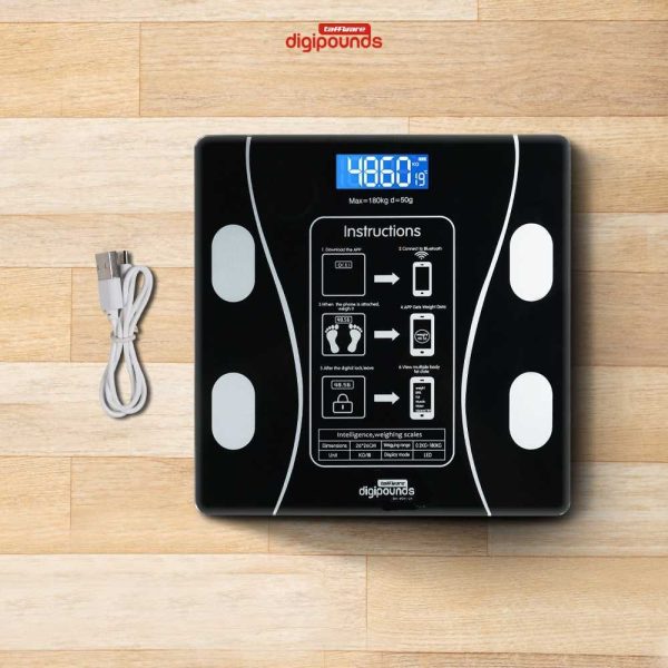 Taffware Digipounds Timbangan Badan Digital Scale Temperature 180kg - SH-Y01-U1