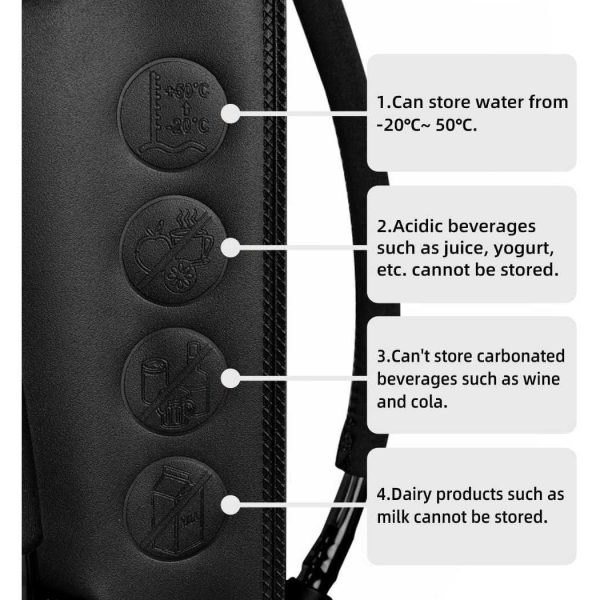 TaffSPORT Kantong Air Minum Water Bladder Hydration Pack BPA Free 3L - Y8