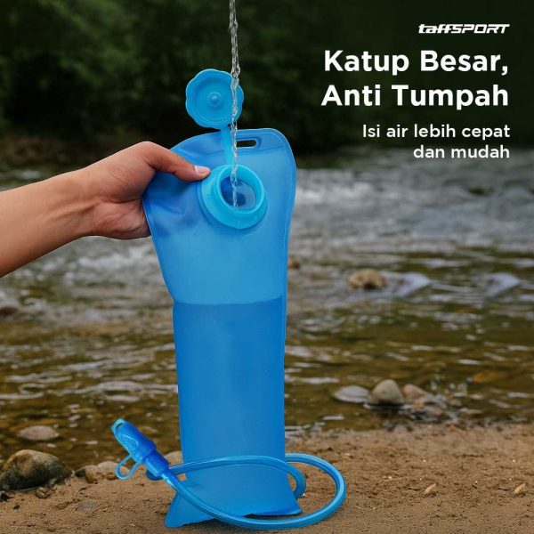 TaffSPORT Kantong Air Minum Water Bladder Hydration Pack BPA Free 3L - Y8