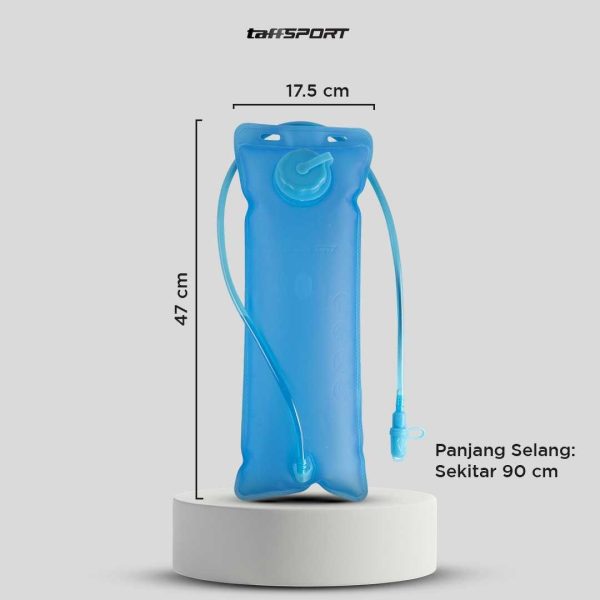 TaffSPORT Kantong Air Minum Water Bladder Hydration Pack BPA Free 3L - Y8