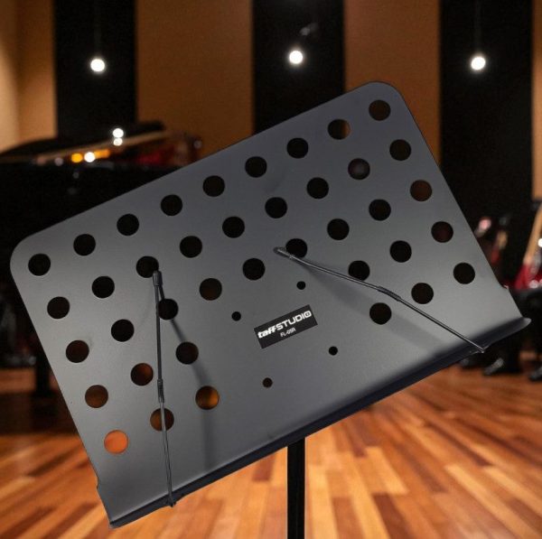TaffSTUDIO Stand Teks Lagu Partitur Sheet Musik 180 Derajat Adjustable - FL-05R