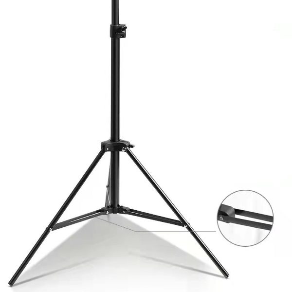 TaffSTUDIO Portable Tripod Light Stand 1/4 Thread 5 Section 300cm - SN453