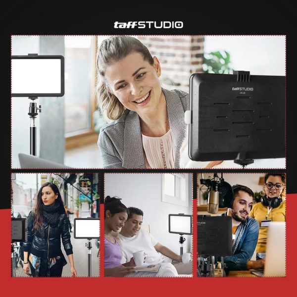 TaffSTUDIO Lampu Kamera Studio LED Portable Flat Fill Light 8 Inch - LPL-02