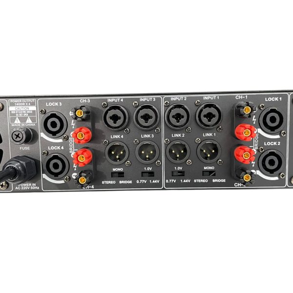 TaffSTUDIO Power Amplifier Professional 4 Channels Home Theatre 1400W - FC-A41400 H