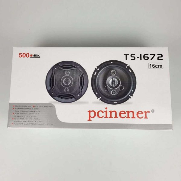 TaffSTUDIO Pcinener Speaker Subwoofer Mobil 6 Inch HiFi 500 W 2 PCS - TS-1672