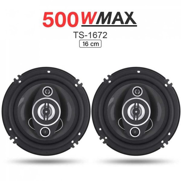 TaffSTUDIO Pcinener Speaker Subwoofer Mobil 6 Inch HiFi 500 W 2 PCS - TS-1672