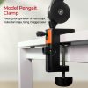TaffSTUDIO Arm Stand Mikrofon Scissor Lazypod Aluminium without Spring - KX035
