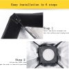 TaffSTUDIO Payung Softbox Reflektor 50x70cm Flash Mount - CY50
