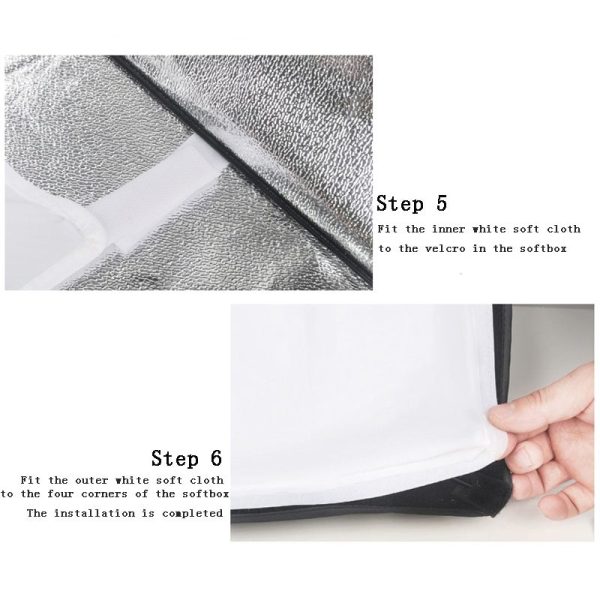 TaffSTUDIO Payung Softbox Reflektor 50x70cm Flash Mount - CY50