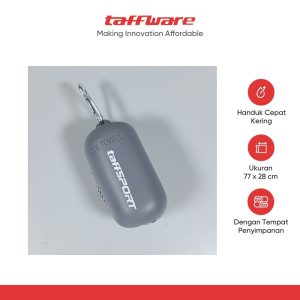 TaffSPORT Handuk Portable Travel Quick Dry Cooling with Pouch - LA429