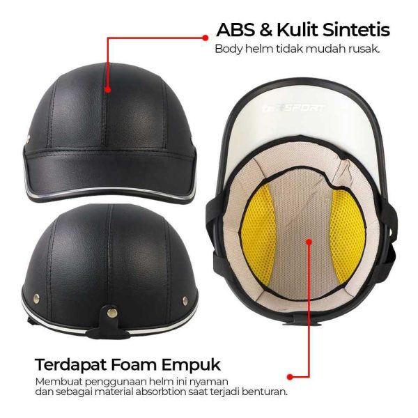 TaffSPORT Helm Catok Sepeda Listrik Model Baseball Cap - 1074