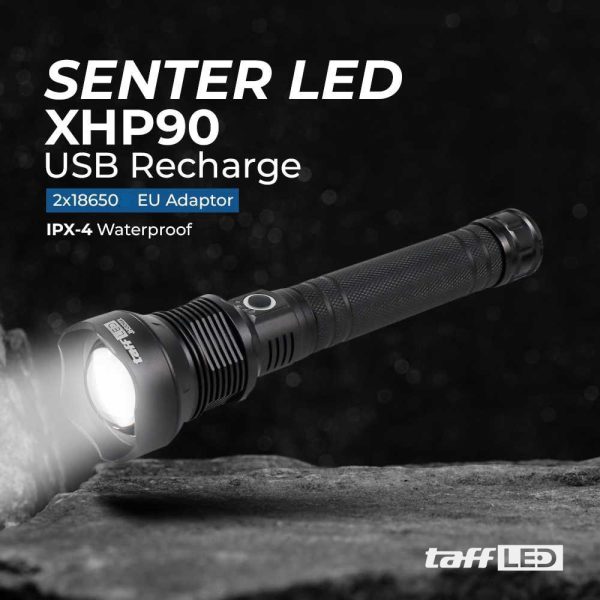 ginee_20251016174957192_1422795507.jpg TaffLED Senter LED USB Rechargeable Flashlight Waterproof XHP90 - JHS522X