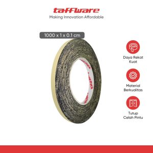 TaffPACK Lis Strip Pintu Door Foam Sponge Rubber Seal - KK-062