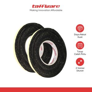 TaffPACK Lis Strip Pintu Door Foam Sponge Adhesive Rubber Seal - KK-062