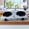 Taffware Kompor Listrik 2 Tungku Portable Hot Plate 2000W - WY-04B