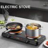 Taffware Kompor Listrik 2 Tungku Portable Hot Plate 2000W - WY-04B