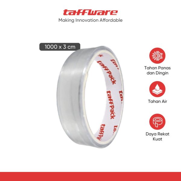TaffPACK Lakban Aluminium Foil Tape Tahan Panas Anti Bocor - YX10