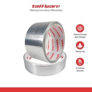 TaffPACK Lakban Aluminium Foil Tape Tahan Panas Anti Bocor - YX10