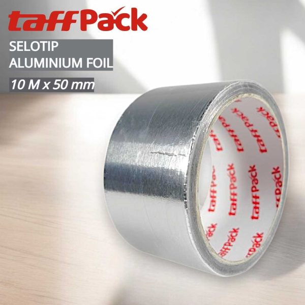 TaffPACK Lakban Aluminium Foil Tape Tahan Panas Anti Bocor - YX10