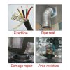 TaffPACK Lakban Aluminium Foil Tape Tahan Panas Anti Bocor - YX10