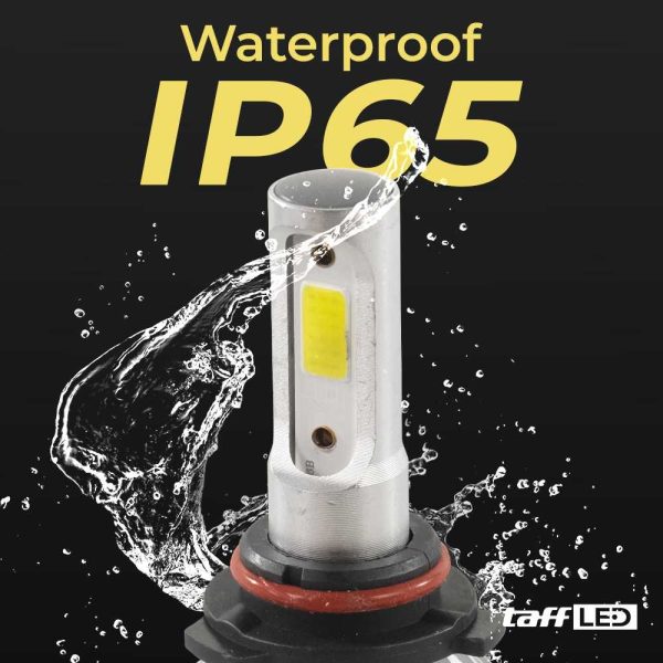 TaffLED Lampu Depan Mobil LED COB Headlamp 8000 Lumens IP65 Cool White - S2